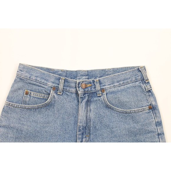 Vintage 90s Streetwear 32 Distressed Relaxed Fit Denim Jean Shorts Jorts USA - Picture 2 of 9